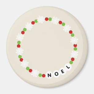 Friendship Bracelet Noel Christmas Magnet