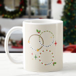 Friendship Bracelets Christmas Party Coffee Mug<br><div class="desc">Illustration of three beaded friendship bracelets with "JINGLE",  "NOEL",  and "MERRY&BRIGHT"</div>