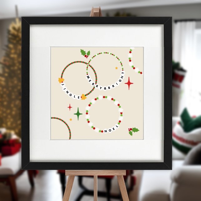 Friendship Bracelets Christmas Party Poster (Creator Uploaded)