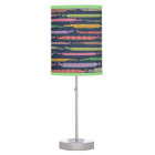 Friendship Bracelets Pattern on Navy Blue