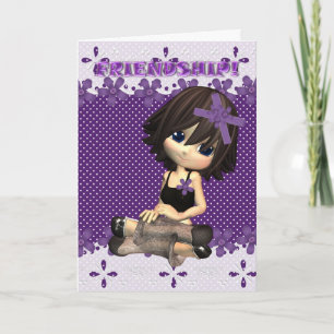Friendship Card Moonies cutie pie dottie