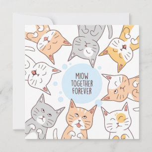 Friendship Cats Holiday Card