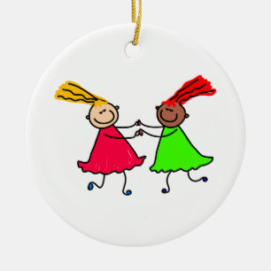 Friendship Ceramic Ornament