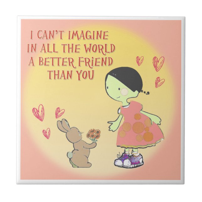 friendship ceramic tile (Front)