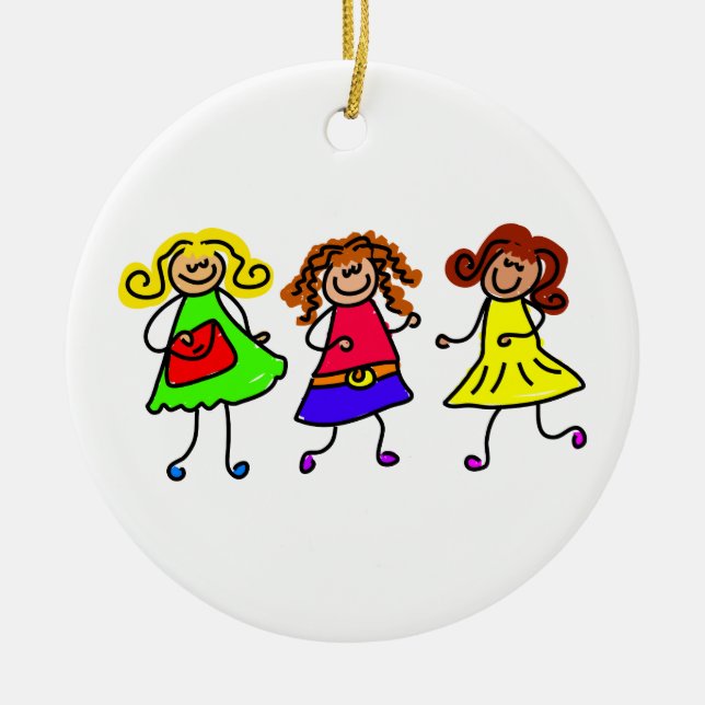 Friendship Ceramic Tree Decoration (Front)