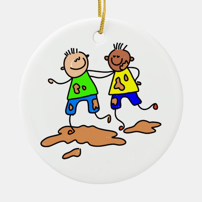 Friendship Ceramic Tree Decoration (Front)
