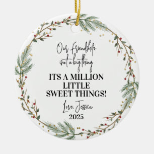 ,Friendship Christmas Ornament Best Friend Gift