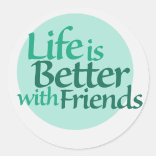 Friendship Classic Round Sticker