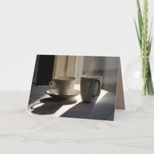 Friendship Coffee Cups Greeting Card