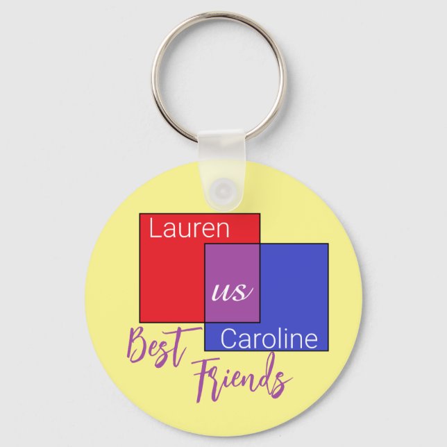 Friendship Connection Key Ring (Front)