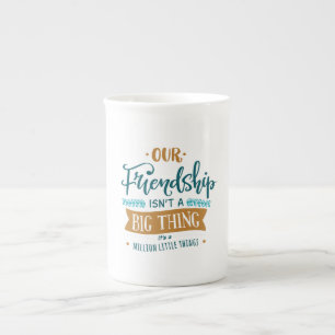 Friendship day big thing bone china mug