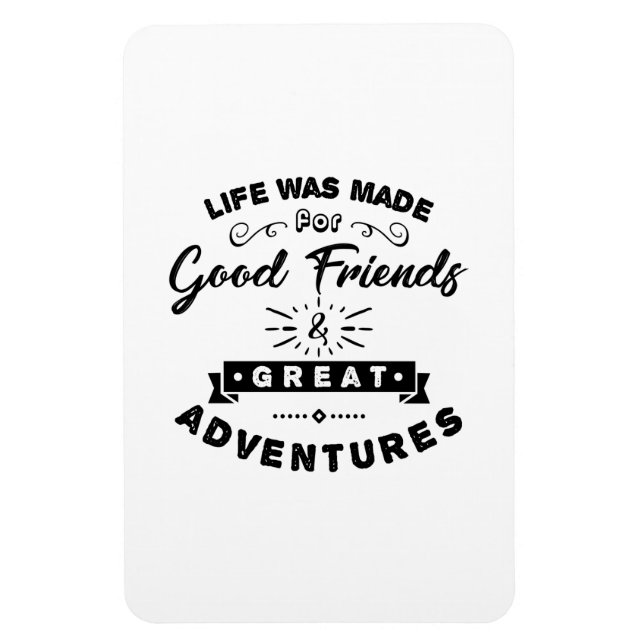 Friendship day great adventure magnet (Vertical)