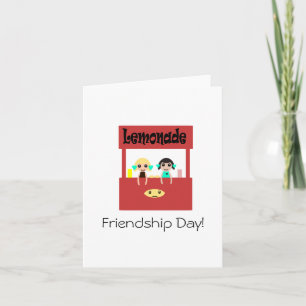 Friendship Day: Lemonade Stand Card