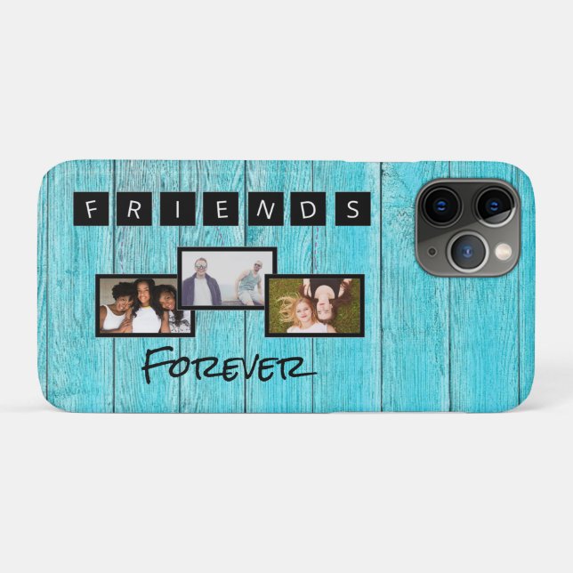 Friendship day personalised template photo collage Case-Mate iPhone case (Back (Horizontal))