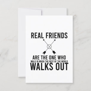 Friendship day real friends invitation