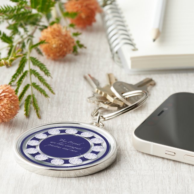 Friendship Diamonds Key Ring (Side)