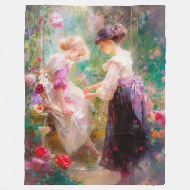 Friendship  fleece blanket (Front)