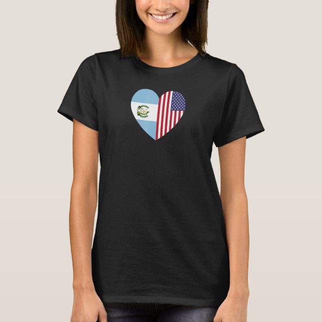Friendship Forever America and Guatemala T-Shirt (Front)