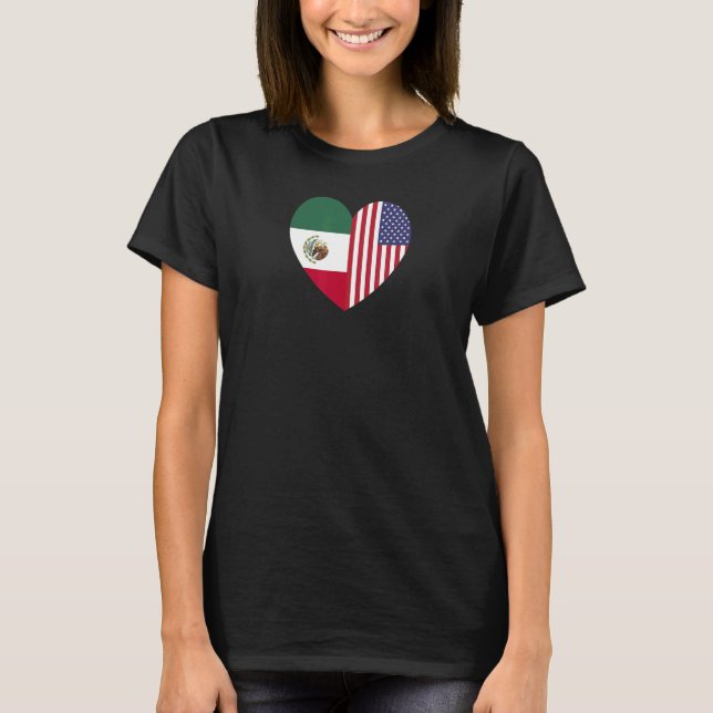 Friendship Forever America and Mexico T-Shirt (Front)