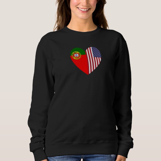 Friendship Forever America and Portugal   Sweatshirt (Front)