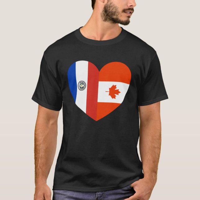 Friendship Forever Canada And Paraguay T-Shirt (Front)