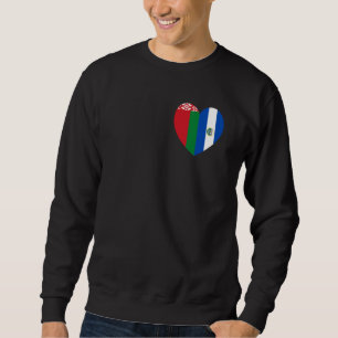 Friendship Forever El Salvador And Belarus Sweatshirt