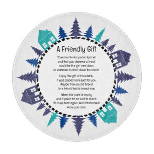 Friendship Gift Plate Cutting Board