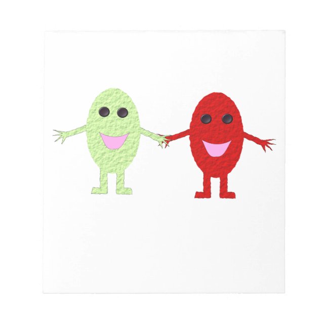 Friendship Grapes Notepad (Front)