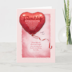 Friendship Heart Balloon Card
