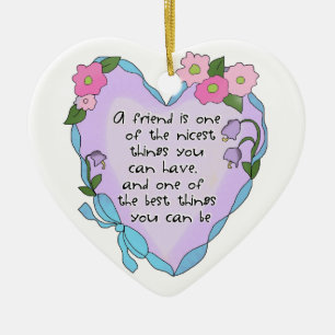 Friendship Heart One Keepsake Ornament