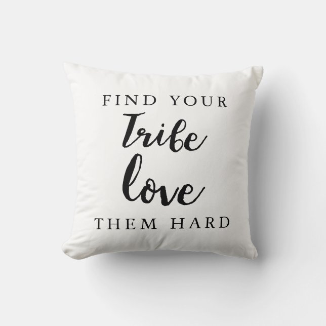 friendship inspirational quote love them hard cushion (Front)