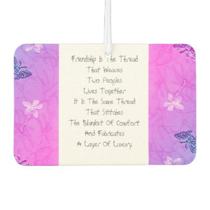 Friendship Is The Thread Car Air Freshener