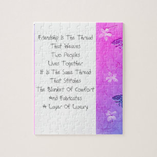 Friendship Is The Thread Jigsaw Puzzle