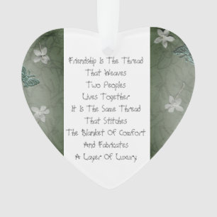 Friendship Is The Thread Ornament