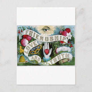 Friendship, Love, and Truth Postcard