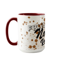 "Friendship: No Refill Needed" - Modern Coffee Mug