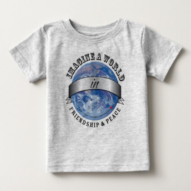 Friendship & Peace Baby T-Shirt (Front)