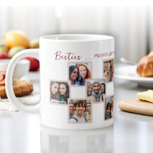 Friendship Photo Collage Ceramic Mug