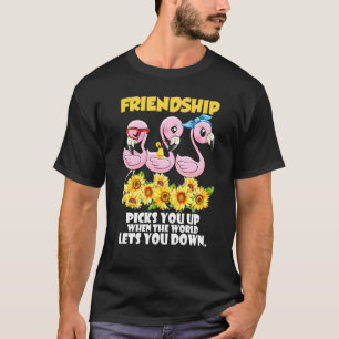 Friendship Picks You Up When The World Lets You Do T-Shirt