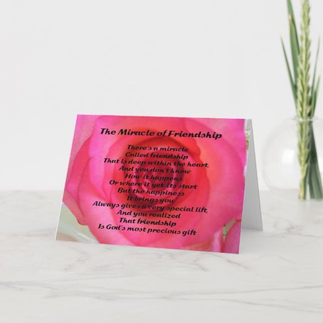Friendship Poem Card (Front)