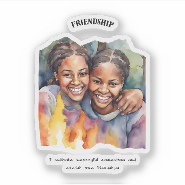 Friendship Positive Affirmation  (Front)