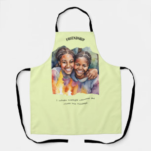 Friendship Positive Affirmation  Apron