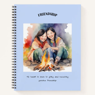 Friendship Positive Affirmation Notebook
