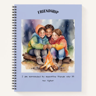 Friendship Positive Affirmation Notebook