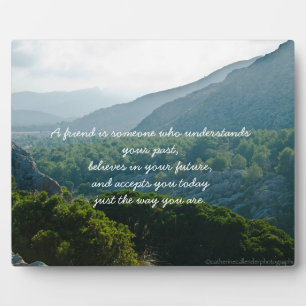 Friendship Proverb Plaque