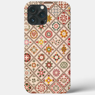 Friendship quilt in muted colours iPhone 13 pro max case
