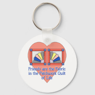 Friendship Quilt Pattern Key Ring