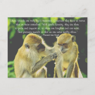Friendship Quote by Vincent van Gogh Postcard