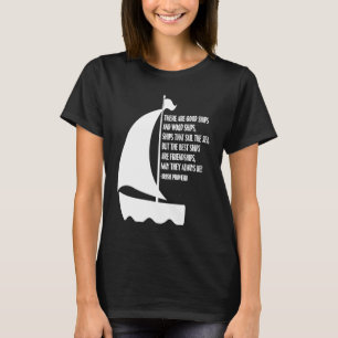 Friendship quote for son daughter mum dad bff fri T-Shirt