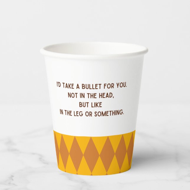 Friendship Quote Paper Cups | Friendsgiving (Front)